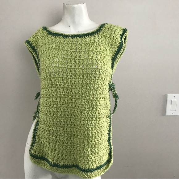 handmade Jackets & Blazers - Bdl 5 @ $25 boho hippie green vest